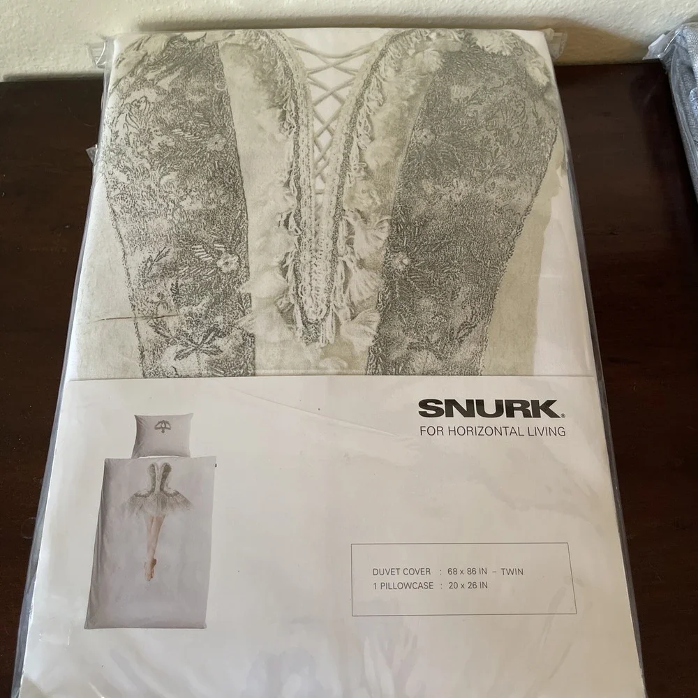 Snurk Bedding Set Duvet Pillowcase Ballerina Ballet Dancer Kids Photo Print Twin